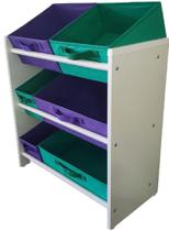 Organizador de Brinquedos Infantil Médio - OrganiBox