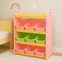Organizador De Brinquedos Infantil Multifuncional C/ Caixas