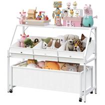 Organizador de Brinquedos Mahancris SCBW16901 com Rodas - Sistema de Armazenamento