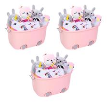 Organizador De Brinquedos, Pelúcia E Lego - Kit 3 Tam P - Tibaby Organizador De Brinquedos, Pelúcia E Lego - Kit 3 Tam P - Tibaby