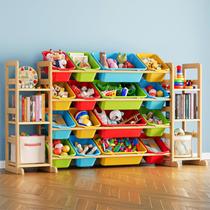 Organizador de Brinquedos SpaceAid com 6 Prateleiras e 16 Caixas Multicolorido
