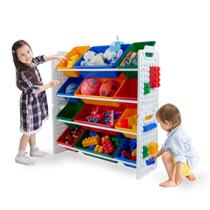 Organizador de Brinquedos UniPlay com 12 Caixas Removíveis