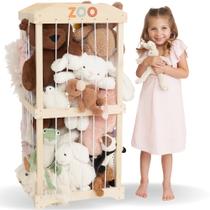 Organizador de Brinquedos ZICOTO em Madeira para Pelúcias