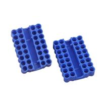 Organizador De Brocas Com Haste Hexagonal, Pacote Duplo, 32 Slots, Suporte Para Bits, Caixa De