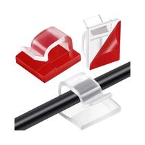 Organizador De Cabos De Mesa Com Adesivo, Clipe Para Gerenciamento De Fios De Energia E USB Para PC