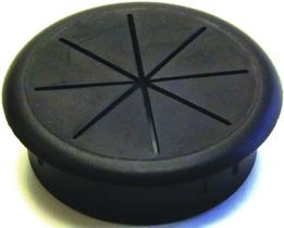 Organizador de cabos de mesa Grommet Jandorf Black 6 cm Organizador de cabos de mesa Grommet Jandorf Black 6 cm