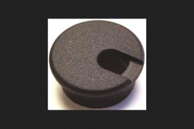 Organizador de cabos de mesa Grommet Jandorf preto 3,8 cm