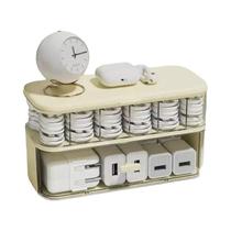 Organizador De Cabos De Mesa Transparente Leve, Solução Compacta Para Armazenamento De Carregadores Organizador De Cabos De Mesa Transparente Leve, Solução Compacta Para Armazenamento De Carregadores