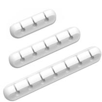Organizador de cabos e cabos INCHOR Cord Holder, 3 pacotes, branco