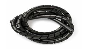 Organizador de Cabos e Fios Espiral 45 metros preto Organizador de Cabos e Fios Espiral 45 metros preto