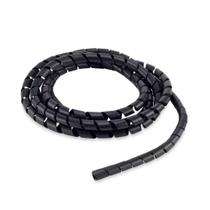 Organizador de Cabos Espiral Forceline 20x1,5mm Preto 1,5m Organizador de Cabos Espiral Forceline 20x1,5mm Preto 1,5m