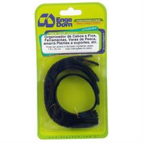 Organizador de Cabos, Fios e Ferramentas 1,6 x 20cm Preto - 3711 - ENGEDOM
