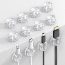 Organizador de cabos Lamicall Spring Cable Holder Clips, pacote com 12