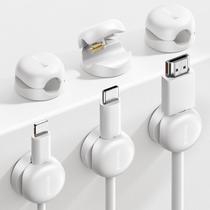 Organizador de cabos Lamicall Spring Cable Management Clips, pacote com 6 Organizador de cabos Lamicall Spring Cable Management Clips, pacote com 6