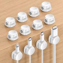 Organizador de cabos Lamicall Spring Cord Holder, pacote com 12