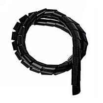 Organizador de Cabos Spiral Tube 2m 6,4mm Hellermann Preto Organizador de Cabos Spiral Tube 2m 6,4mm Hellermann Preto