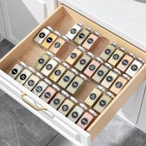 Organizador de Cajón para Especias MIUKAA Acrílico Transparente de 4 Niveles x2 Juegos Organizador de Cajón para Especias MIUKAA Acrílico Transparente de 4 Niveles x2 Juegos