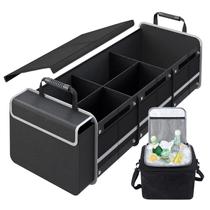 Organizador de Cajuela para Auto AOPHY con Bolsa Térmica 4 en 1