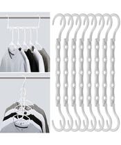 Organizador de camisas brancas Space Saving Hangers Mr. Pen, pacote com 8 Organizador de camisas brancas Space Saving Hangers Mr. Pen, pacote com 8