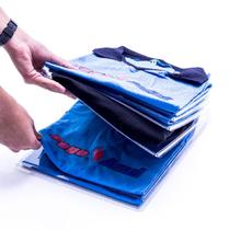 Organizador de camisetas e blusas com divisórias - plástico