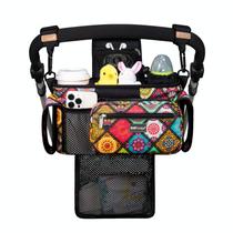 Organizador de carrinho de bebê TopDesign Universal com bolsa removível Organizador de carrinho de bebê TopDesign Universal com bolsa removível