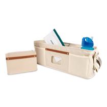 Organizador de carrinho de criança WONDERFOLD 4 porta-copos isolados bege Organizador de carrinho de criança WONDERFOLD 4 porta-copos isolados bege