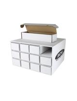 Organizador de cartas colecionáveis BCW Card House com caixas de 12-800 CT