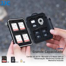 Organizador De Cartões De Memória Com 22 Slots Para 12 Cartões TF Micro SD, 8 Cartões SD, SDHC, SDXC Organizador De Cartões De Memória Com 22 Slots Para 12 Cartões TF Micro SD, 8 Cartões SD, SDHC, SDXC
