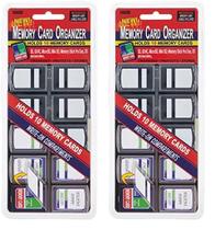 Organizador de cartões de memória Pioneer com 10 compartimentos (pacote com 2)