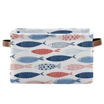 Organizador de cestas de armazenamento Bzocm Fish para dormitório de escritório doméstico Organizador de cestas de armazenamento Bzocm Fish para dormitório de escritório doméstico
