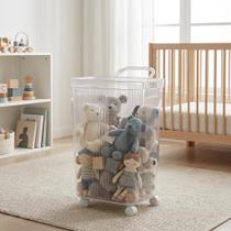 Organizador De Chao Acrilico Cristal 61cm Rodas Giratorias Gaveteiro Multiuso Quarto Closet Sapateira Organizador De Chao Acrilico Cristal 61cm Rodas Giratorias Gaveteiro Multiuso Quarto Closet Sapateira