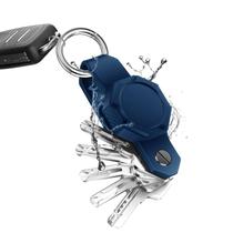 Organizador de chaves Aircawin para estojo Airtag com chaveiro azul