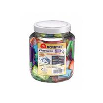 Organizador De Chaves Com 120 Chaveiros Coloridos Acrimet Organizador De Chaves Com 120 Chaveiros Coloridos Acrimet