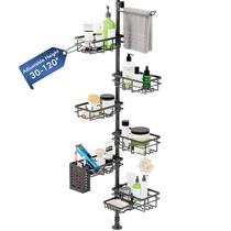 Organizador de Chuveiro Vatex Ajustável Antiferrugem 76-305 cm Organizador de Chuveiro Vatex Ajustável Antiferrugem 76-305 cm