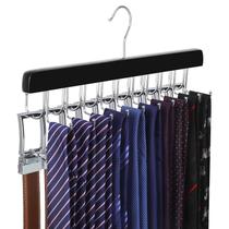 Organizador de Cintos e Gravatas TOPIA HANGER com 20 Ganchos em Madeira Organizador de Cintos e Gravatas TOPIA HANGER com 20 Ganchos em Madeira