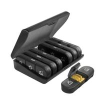 Organizador De Comprimidos Portátil De 7 Dias Com 21 Compartimentos Para Vitaminas, Medicamentos E Organizador De Comprimidos Portátil De 7 Dias Com 21 Compartimentos Para Vitaminas, Medicamentos E