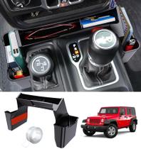 Organizador de console para alavanca de câmbio Eamplest para Jeep Wrangler JL