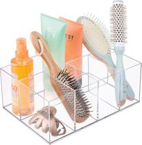 Organizador De Cosmético Maquiagem Perfumes Pente Escova Acrílico com divisórias Organizador De Cosmético Maquiagem Perfumes Pente Escova Acrílico com divisórias