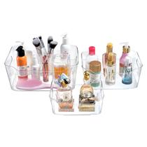 Organizador De Cosméticos Banheiro Closet Armário 3 Peças