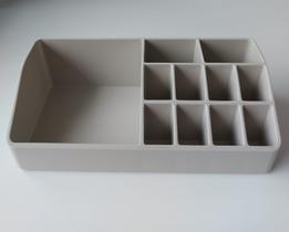 Organizador de cosméticos Dello nude com 11 divisórias Organizador de cosméticos Dello nude com 11 divisórias