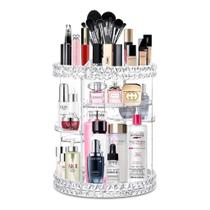 Organizador De Cosméticos E Maquiagem Giratório 360 Bancada Expositor X-MATTE