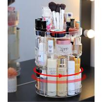 Organizador de Cosméticos Giratório 360º Acrílico 3 Andares Organizador de Cosméticos Giratório 360º Acrílico 3 Andares