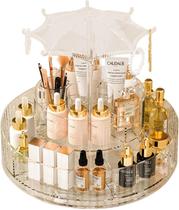 Organizador De Cosmeticos Maquiagem Acrilico Giratório 360º Guarda-Chuva