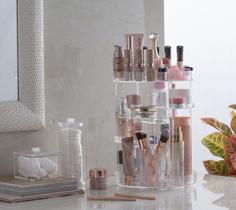 Organizador De Cosméticos Redondo Giratório