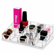 Organizador de Cosméticos Ricca com 15 Divisórias Cod.3333 Organizador de Cosméticos Ricca com 15 Divisórias Cod.3333