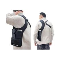 Organizador De Couro Anti-Furto Para Homens, Bolsa Oculta Sob O Braço, Porta-Tablet, Porta-Cartões,