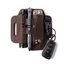 Organizador de couro EDC Multitool Belt Sheath Gentlestache