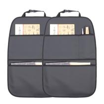 Organizador de couro impermeável Car Kick Mat Pefirst, pacote com 2