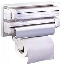 Organizador de Cozinha 3 em 1 Porta Rolos Papel Toalha Filme Organizador de Cozinha 3 em 1 Porta Rolos Papel Toalha Filme
