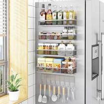 Organizador de Cozinha Magnético Multiuso 5 Peças em Aço Carbono